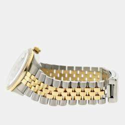 Rolex Customised  Diamond 18K Yellow Gold Stainless Steel Datejust 16013 Automatic Men's Wristwatch 36MM
