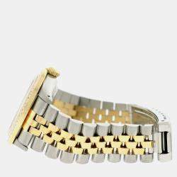 Rolex Customised  2.70CT Diamond 18K Yellow Gold Stainless Steel Datejust  Automatic Men's Wristwatch 36mm