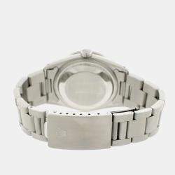 Rolex Customised Ice Blue Diamond Stainless Steel Datejust  Automatic Men's Wristwatch 36MM