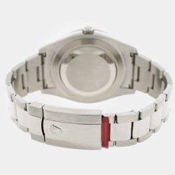 Rolex Customised White MOP 3.88CT Diamond Stainless Steel Datejust II 116300 Automatic Men's Wristwatch 41mm