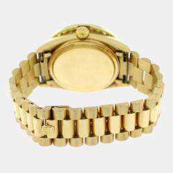 Rolex Customised Red MOP 4.0CT Diamond 18K Yellow Gold Day-Date  Automatic Men's Wristwatch 36MM