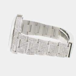 Rolex Customised Sky Blue 10.52CT Diamond Stainless Steel Datejust II 116300 Automatic Men's Wristwatch 41mm