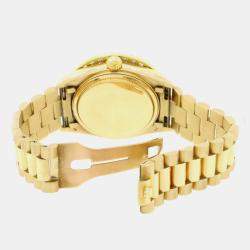 Rolex Customised  MOP 4CT Diamond Stainless Steel Day-Date  Automatic Men's Wristwatch 36MM