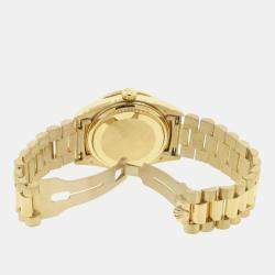Rolex Customised  Diamond 18k Yellow Gold  Day-Date  Automatic Men's Wristwatch 36MM