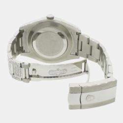 Rolex Customised Blue MOP 10.65CT Diamond Stainless Steel Datejust II 116300 Automatic Men's Wristwatch 41mm