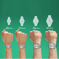 Pre Owned Rolex Customised Green Diamond Stainless Steel Datejust  Automatic Men's Wristwatch 36mm