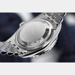 Rolex Customised Tahitian Diamond Stainless Steel Datejust 16014 Automatic Men's Wristwatch 36mm