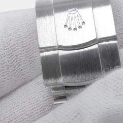 Pre Owned Rolex Black Stainless Steel Air-King 116900 Automatic Men's Wristwatch 40 mm
