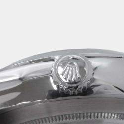 Pre Owned Rolex Black Stainless Steel Air-King 116900 Automatic Men's Wristwatch 40 mm