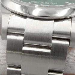 Rolex Green Stainless Steel Oyster Perpetual 126000 Automatic Men's Wristwatch 36 mm