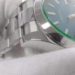 Rolex Blue Stainless Steel Milgauss 116400GV Automatic Men's Wristwatch 40 mm