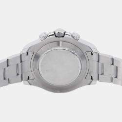 Rolex White Stainless Steel Yacht-Master II 116680 Automatic Men's Wristwatch 44 mm