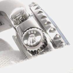 Rolex White Stainless Steel Yacht-Master II 116680 Automatic Men's Wristwatch 44 mm