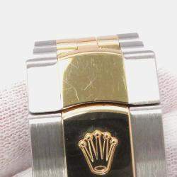Rolex Fluted Diamond 18k Yellow Gold Stainless Steel Datejust 126233 Automatic Men's Wristwatch 36 mm