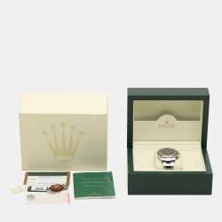 Rolex Black Stainless Steel Cosmograph Daytona 116520 Men's Wristwatch 40 mm