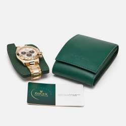 Rolex Ivory 18K Yellow Gold Cosmograph Daytona 116528-Men's Wristwatch 40 mm
