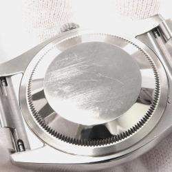 Rolex White Stainless Steel Datejust 116200 Automatic Men's Wristwatch 36 mm