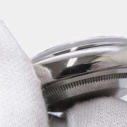 Rolex White Stainless Steel Datejust 116200 Automatic Men's Wristwatch 36 mm