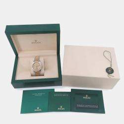 Pre Owned Rolex Datejust 126283RBR Automatic Champagne 18k Yellow Gold Stainless Steel Men’s Wristwatch 36 mm