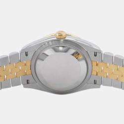 Pre Owned Rolex Datejust 126283RBR Automatic Champagne 18k Yellow Gold Stainless Steel Men’s Wristwatch 36 mm
