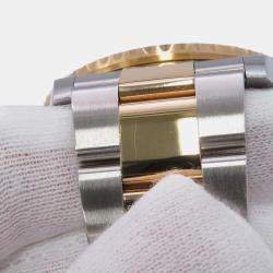 Rolex Black 18k Yellow Gold Stainless Steel Submariner 126613LN Automatic Men's Wristwatch 41 mm