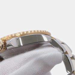 Rolex Black 18k Yellow Gold Stainless Steel Submariner 126613LN Automatic Men's Wristwatch 41 mm