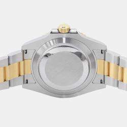 Rolex Black 18k Yellow Gold Stainless Steel Submariner 126613LN Automatic Men's Wristwatch 41 mm