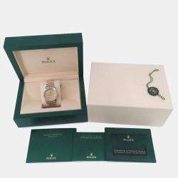 Rolex Gold 18k Yellow Gold Stainless Steel Datejust 126233 Automatic Men's Wristwatch 36 mm