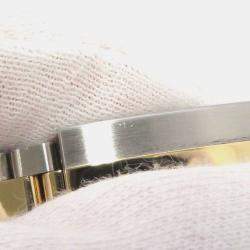 Rolex Black 18k Yellow Gold Stainless Steel Cosmograph Daytona Automatic Men's Wristwatch 40 mm