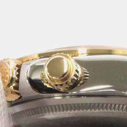 Rolex Black 18k Yellow Gold Stainless Steel Cosmograph Daytona Automatic Men's Wristwatch 40 mm