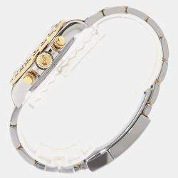 Rolex Black 18k Yellow Gold Stainless Steel Cosmograph Daytona Automatic Men's Wristwatch 40 mm