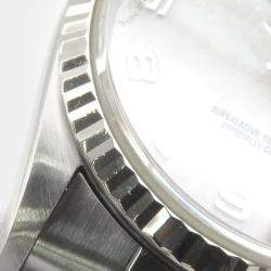 Rolex Mother of Pearl 18k White Gold Stainless Steel Datejust Automatic Men's Wristwatch 36 mm