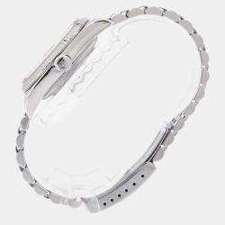 Rolex Mother of Pearl 18k White Gold Stainless Steel Datejust Automatic Men's Wristwatch 36 mm
