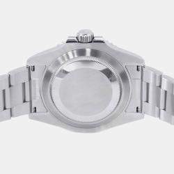 Rolex Black Stainless Steel Submariner Automatic Men's Wristwatch 41 mm