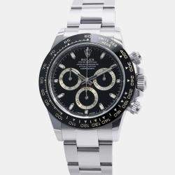Rolex Black Stainless Steel Cosmograph Daytona 116500LN Automatic Men's Wristwatch 40 mm