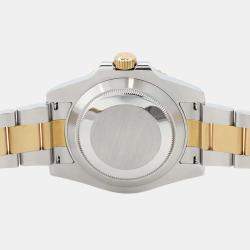 Rolex Black 18k Yellow Gold Stainless Steel Submariner 116613LN Automatic Men's Wristwatch 40 mm