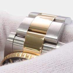 Rolex Black 18k Yellow Gold Stainless Steel Submariner 116613LN Automatic Men's Wristwatch 40 mm