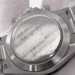 Rolex White Stainless Steel Cosmograph Daytona 116500LN Automatic Men's Wristwatch 40 mm