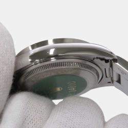 Rolex Blue Stainless Steel Air-King 14010 Automatic Men's Wristwatch 34 mm