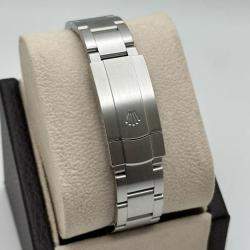 Rolex Black Stainless Steel Air-King 116900 Automatic Men's Wristwatch 40 mm