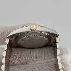 Rolex Sundust 18k Rose Gold Stainless Steel Datejust 126331 Automatic Men's Wristwatch 41 mm