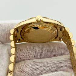 Rolex Champagne Diamond 18k Yellow Gold Datejust 16238 Automatic Men's Wristwatch 36 mm