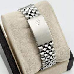 Rolex Blue MOP Diamond 18K White Gold Stainless Steel Datejust 16234 Automatic Men's Wristwatch 36 mm