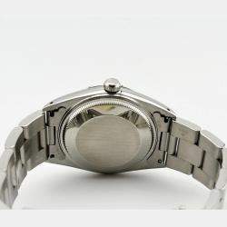 Rolex Black Stainless Steel Oyster Perpetual Date 1503 Automatic Men's Wristwatch 34 mm
