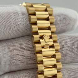 Rolex Champagne 18k Yellow Gold Day Date President 128238 Automatic Men's Wristwatch 36 mm