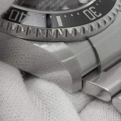Rolex Black Stainless Steel Sea-Dweller Deepsea 136660 Automatic Men's Wristwatch 44 mm