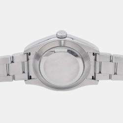Rolex Black Stainless Steel Air-King 116900 Automatic Men's Wristwatch 40 mm