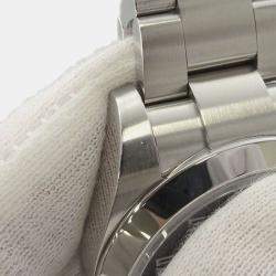 Rolex Black Stainless Steel Air-King 116900 Automatic Men's Wristwatch 40 mm