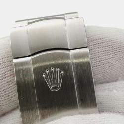 Rolex Black Stainless Steel Air-King 116900 Automatic Men's Wristwatch 40 mm