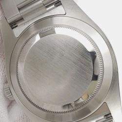 Rolex Black Stainless Steel Air-King 116900 Automatic Men's Wristwatch 40 mm